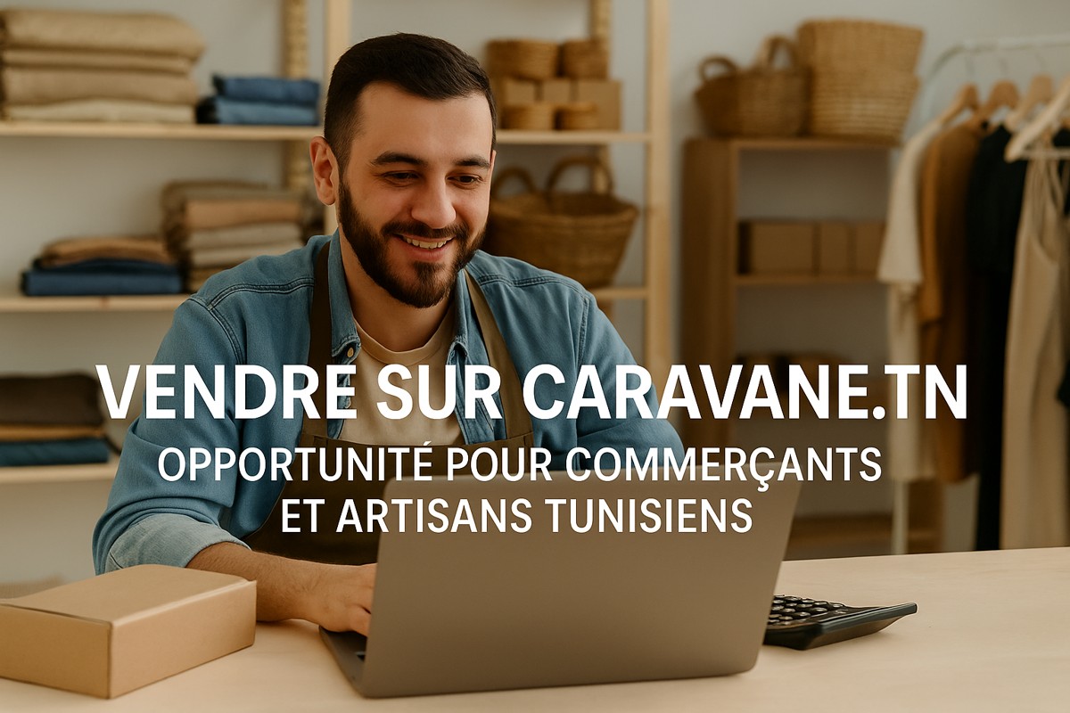 Vendre en ligne sur Caravane.tn – Pour commerçants et artisans tunisiens